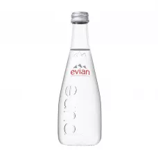 Вода Evian/Эвиан минеральная 0.33 литра. без газа. стекло. 20 шт. в упаковке